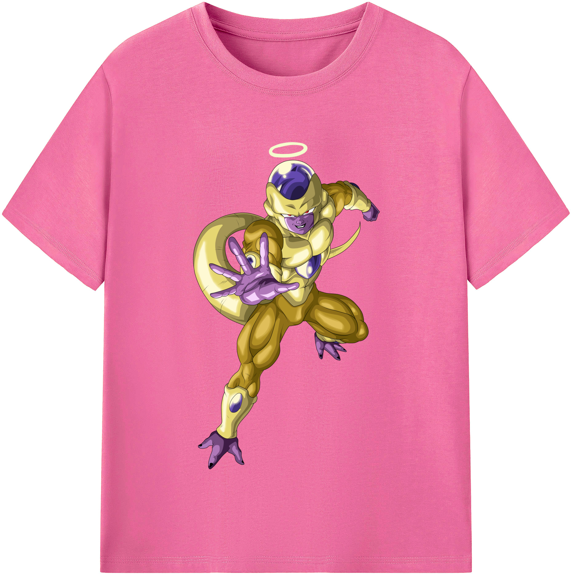 （画像用） ドラゴンボール フリーザ DRAGON BALL Frieza レディースカジュアルプリントTシャツ（綿100％）
